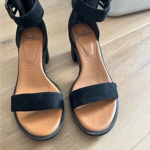 Zodiac Black Heeled Sandals